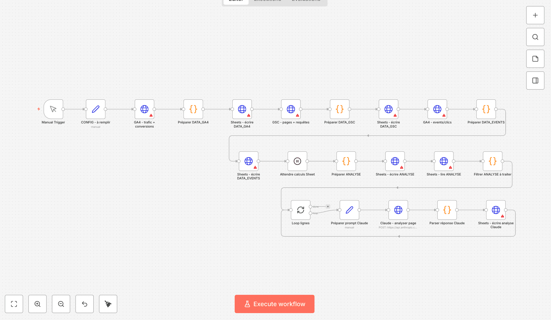 Workflow n8n d'automatisation — pipeline de génération de leads B2B